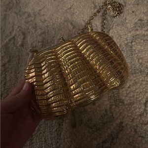 Well-Loved Rodo Italy Vintage Clam Crossbody